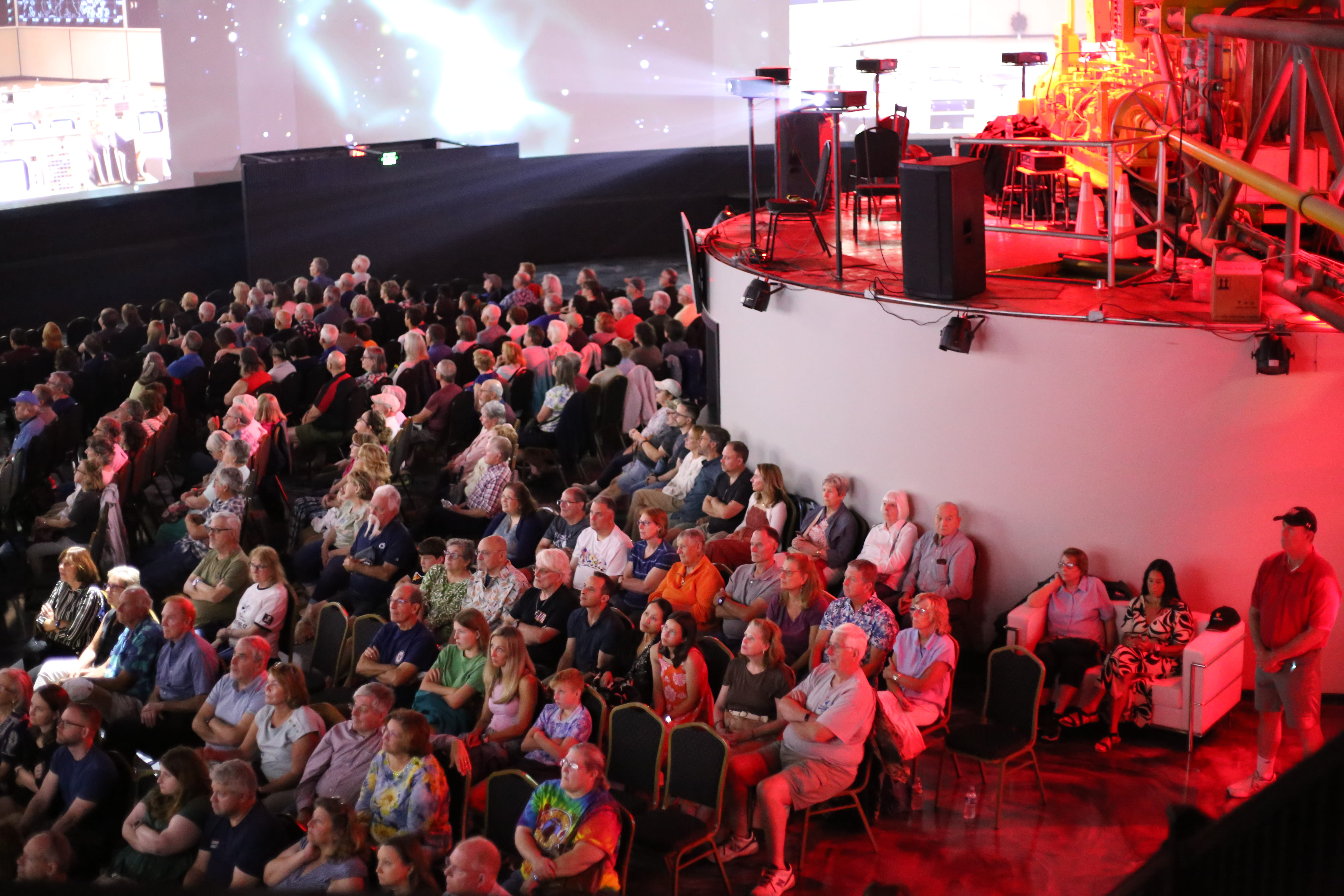 Sold-out audience at The Fuge for the Before The Moon private screening